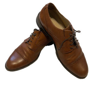 Johnston & Murphy Shoes Mens 9M Brown Sheepskin Oxford Career Office Occoasion